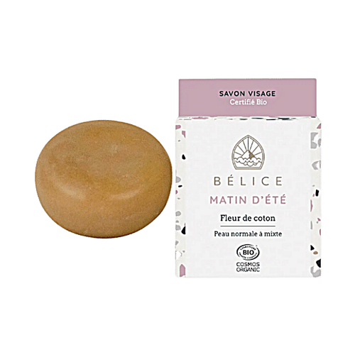 Savon visage peaux normales à mixtes bio - 80g