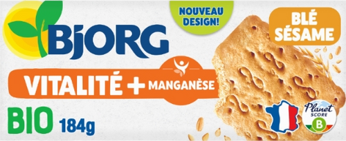 Biscuits blé sésame bio - 184g