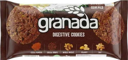 Digestive cookies crunchy cocoa cereals – 120 g