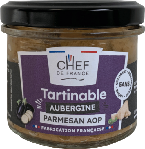 Tartinable aubergine et parmesan AOP - 100g