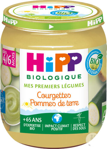 Courgettes et pommes de terre bio - 125g