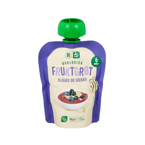 Gourde aux fruits, myrtilles et cassis - 90g