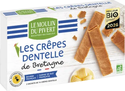Crêpes dentelle de Bretagne bio - 120g