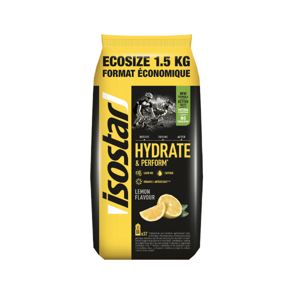 Boisson isotonique poudre HYDRATE&PERFORM au citron - 1.5 kg - Isostar
