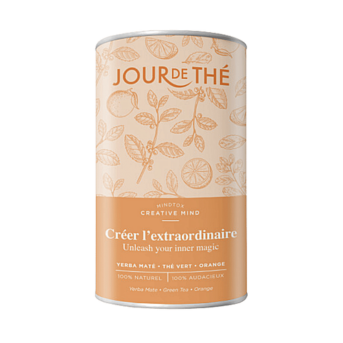 Thé vert, yerba maté, orange bio - 105g
