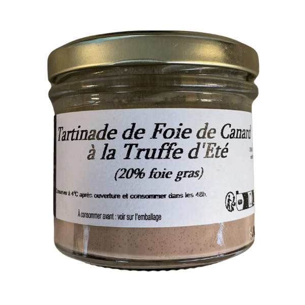 Tartinade de foie de canard à la truffe d’été (20% foie gras) - 80g