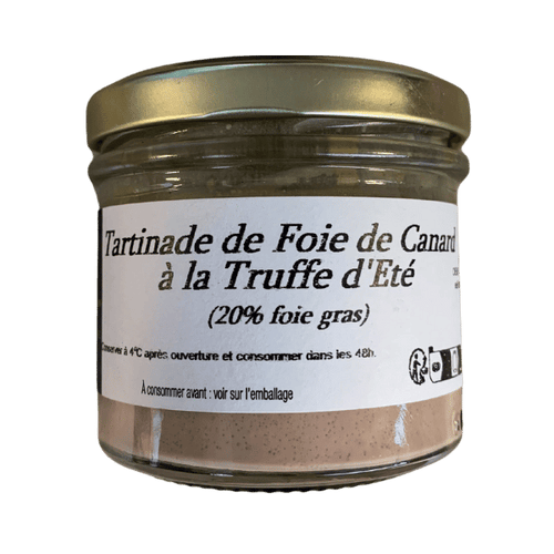 Tartinade de foie de canard à la truffe d’été (20% foie gras) - 80g