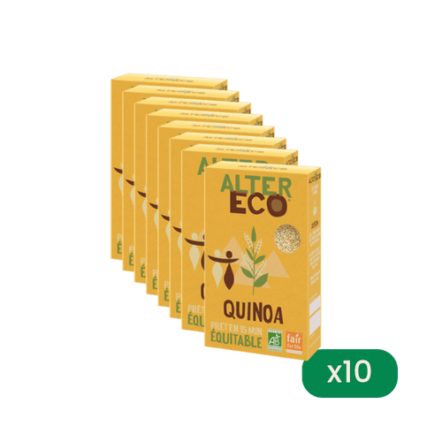 Lot de 10 Quinoa blond bio - 10 x 400g