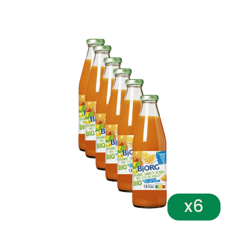 Lot de 6 jus vitalité orange carotte bio - 6 x 75cL