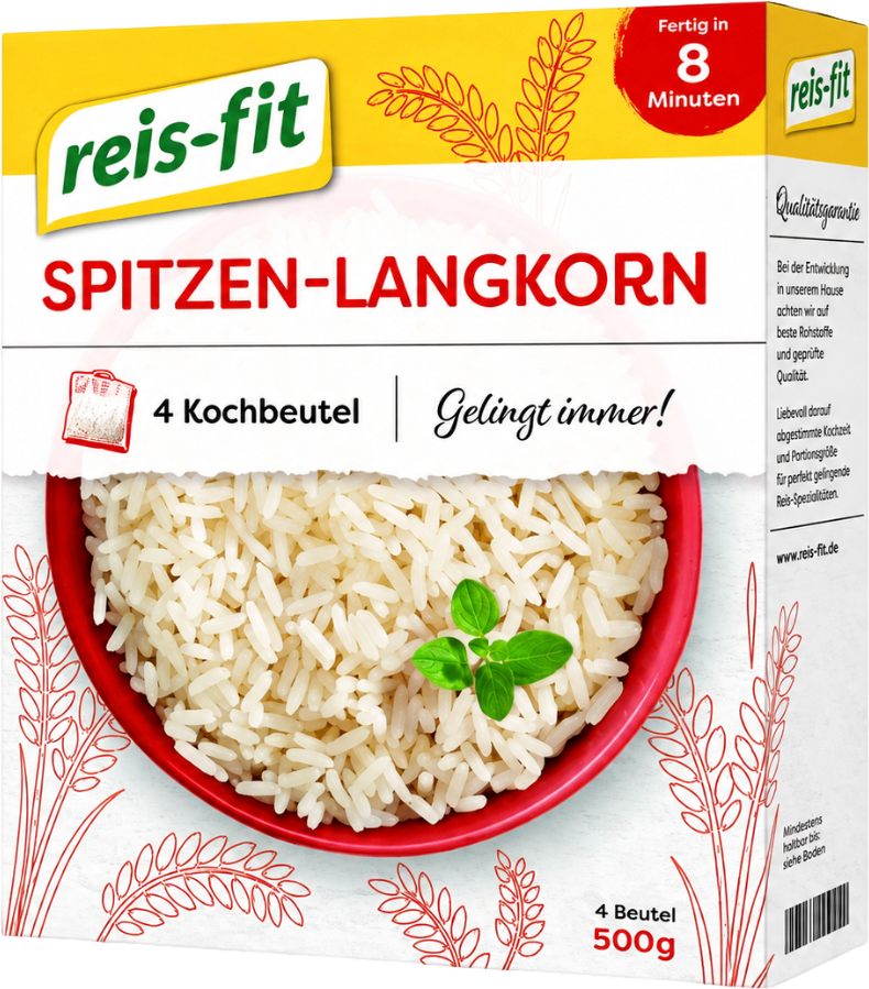 Riz nature en sachets - 5x125g