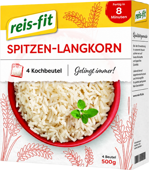 Riz nature en sachets - 5x125g