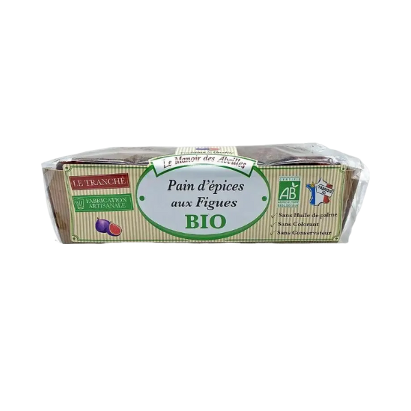 Pain d'épices aux figues tranché bio - 250g