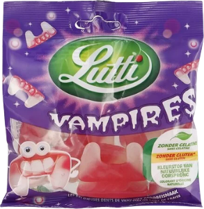 Bonbons en forme de dents de vampire - 100g