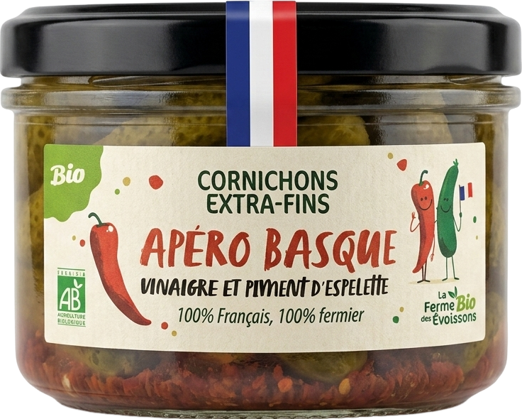 Cornichons Basques Bio - 240g