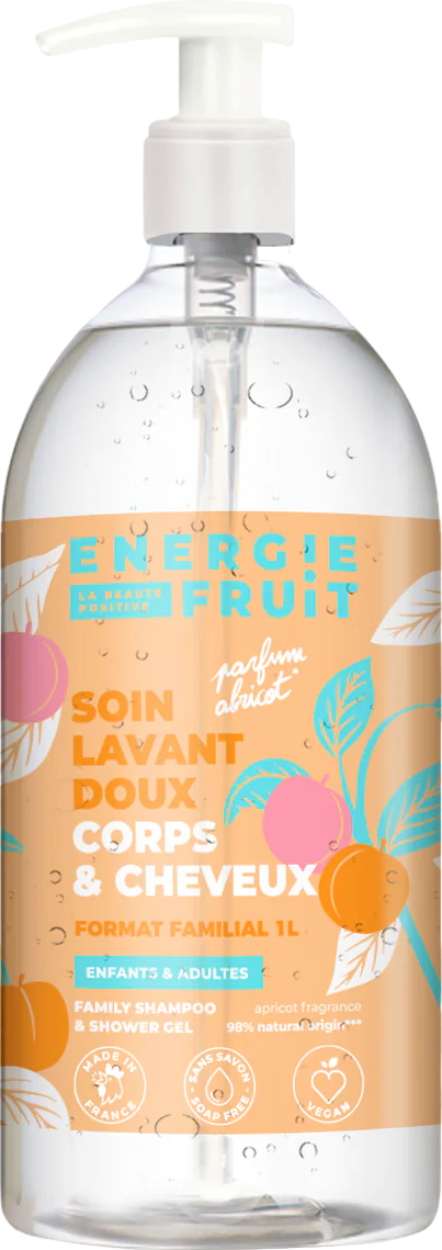 Soin lavant doux corps et cheveux - 1L