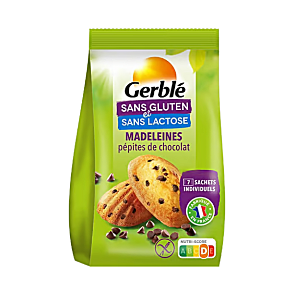 Madeleines aux pépites de chocolat - 210g