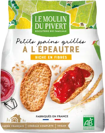 Petits pains grillés épeautre bio - 225g