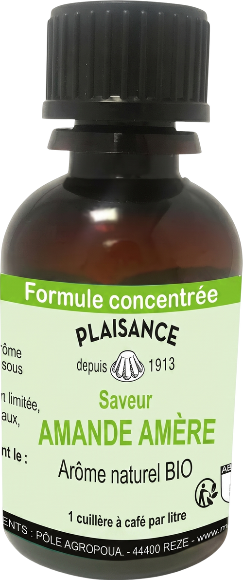 Arôme liquide naturel d'amandes bio - 30g