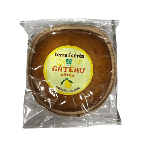 Gâteau au citron sans gluten bio - 170g