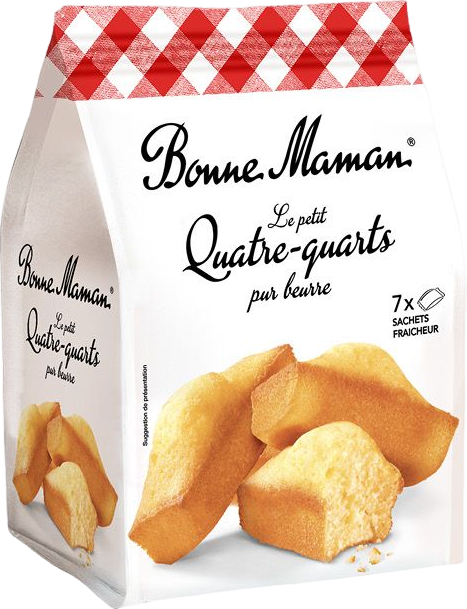 Gâteaux quatre-quarts pur beurre - 210g