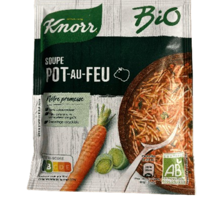 Soupe saveur pot au feu en sachet bio - 35g