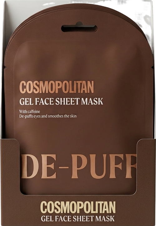 Masque visage tissu gel à la caféine – 20 ml