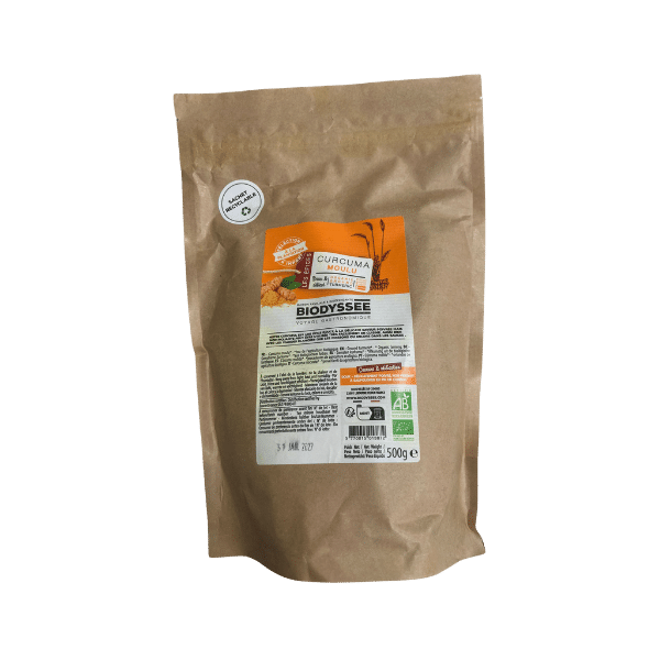 Curcuma moulu bio - 500g - Biodyssée