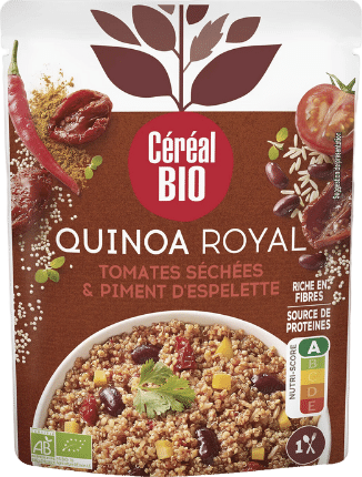 Quinoa royal tomates séchées et piment d'espelette bio - 220g