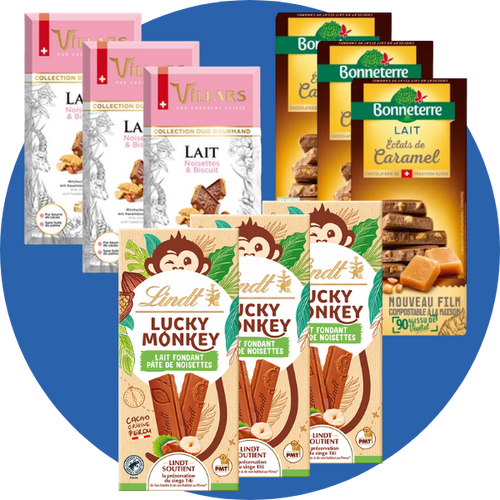 Panier fondu de chocolat