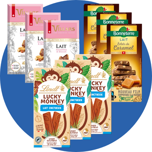 Panier fondu de chocolat