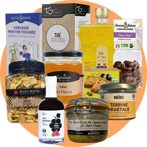 Panier gourmandises de Noël