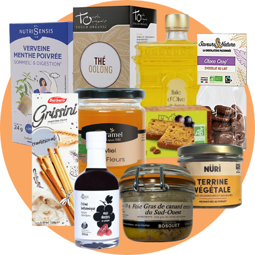 Panier gourmandises de Noël