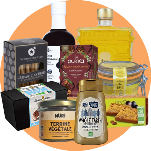 Panier gourmandises de Noël