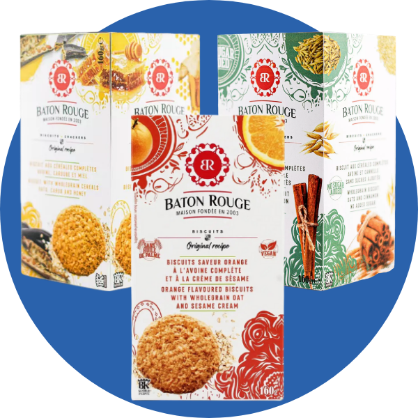 Panier biscuits Bâton Rouge