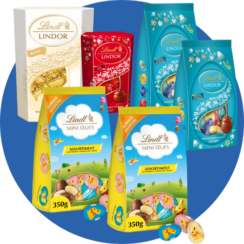 Panier chocolats de Pâques