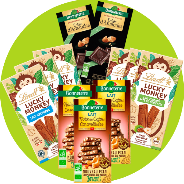 Panier fondu de chocolat