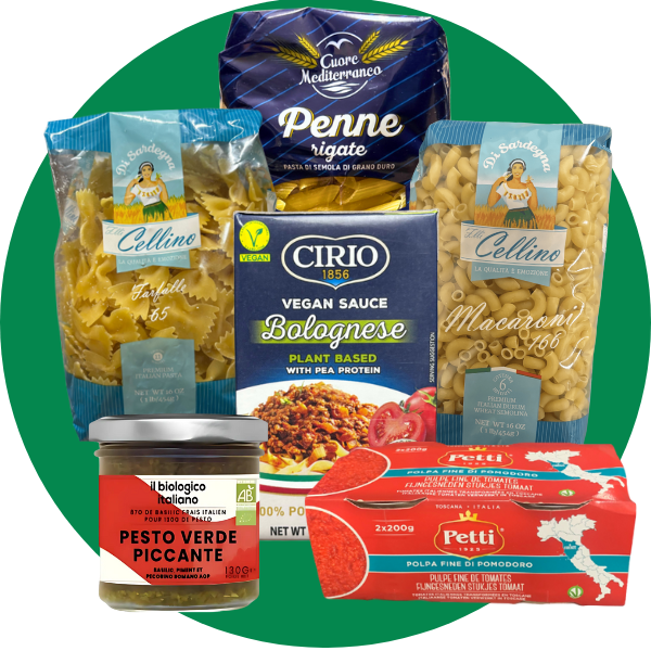 Panier l'Italie des pâtes