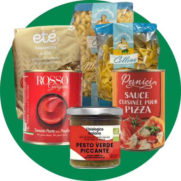 Panier l'Italie des pâtes