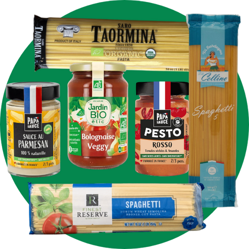 Panier l'Italie des pâtes