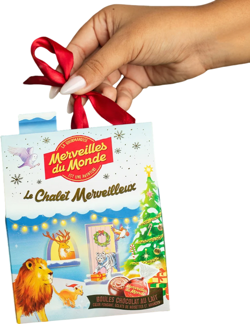 Coffret Le Chalet Merveilleux boules au chocolat au lait - 145g
