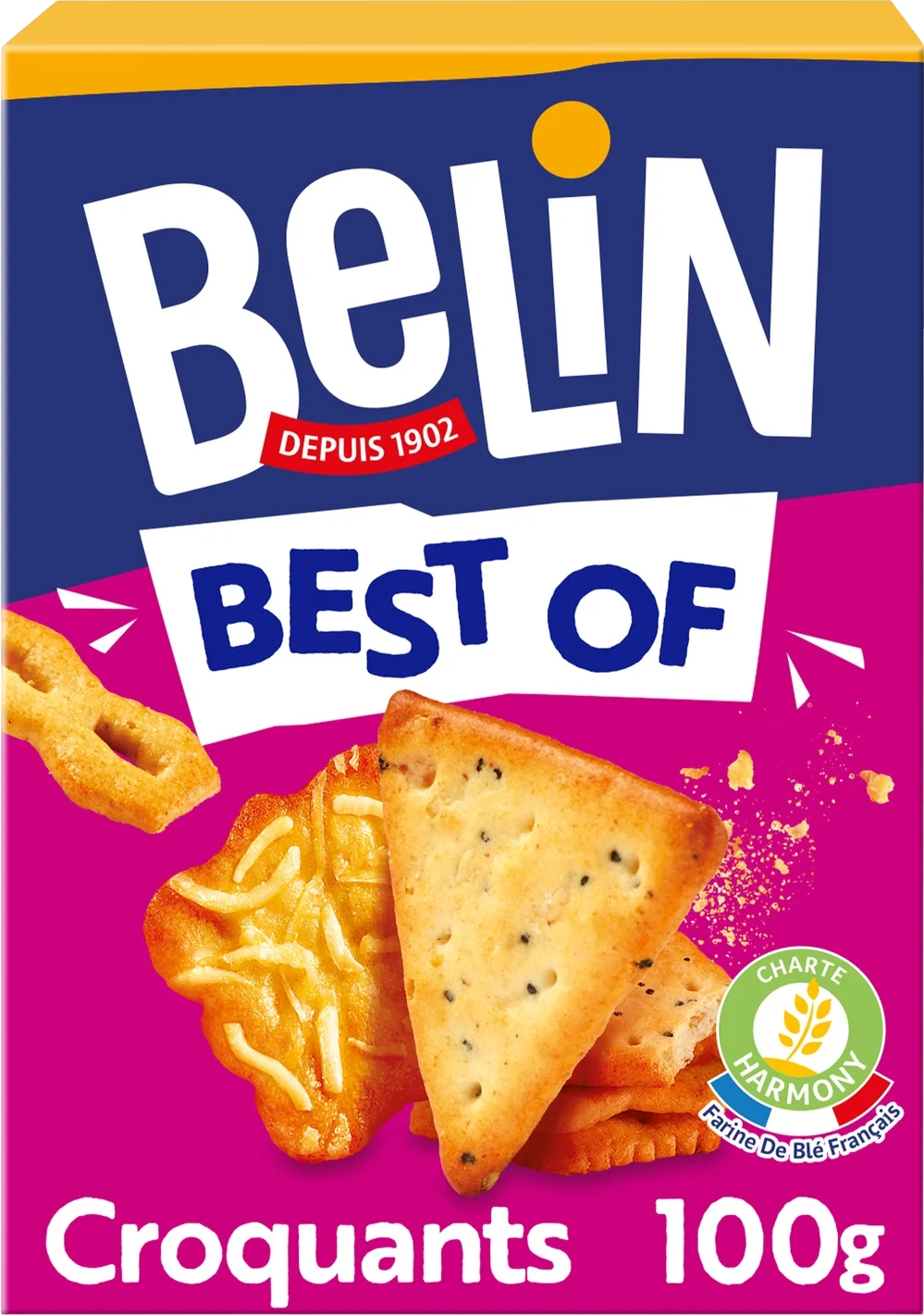 Crackers croquants best of - 100g
