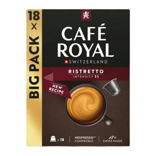 Café ristretto intensité 11 - 18 capsules compatibles Nespresso