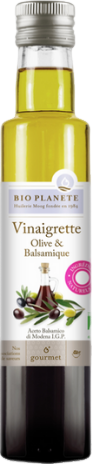 Vinaigrette à l'huile d'olive et vinaigre balsamique bio - 250ml