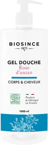 Gel douche rose d'antan corps et cheveux bio - 1L