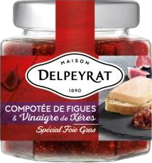 Compotée de figues & vinaigre de Xérès - 50g