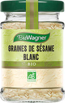 Graines de sésame blanc en bocal bio - 60g