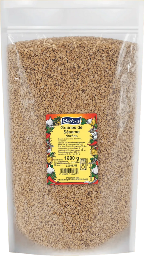 Sésame doré en sachet - 1kg