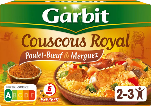 Couscous royal poulet boeuf et merguez - 760g