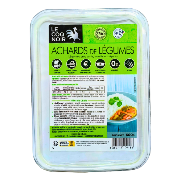 Achards de légumes - 600g