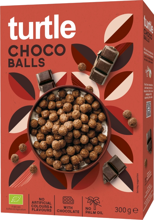Céréales boules croustillantes de chocolat bio - 300g